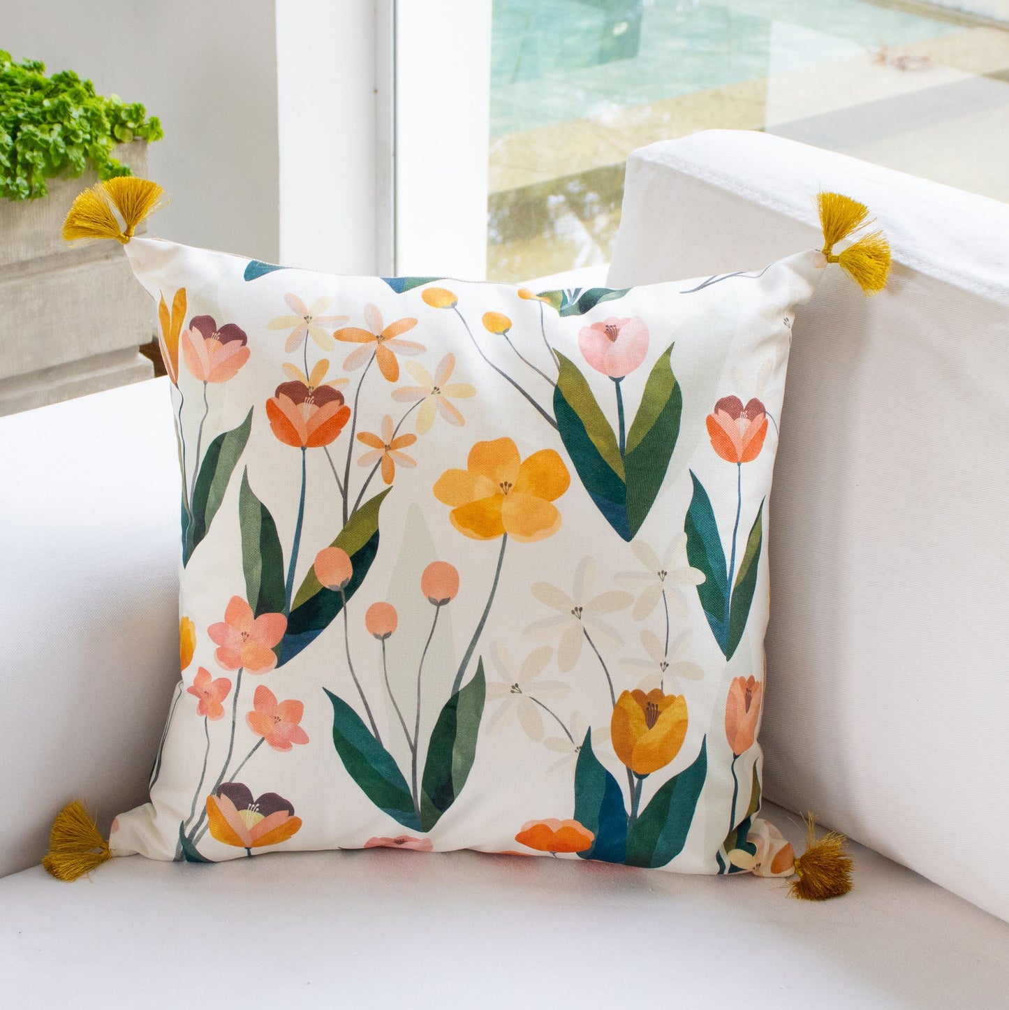 Gardens Pillow cover