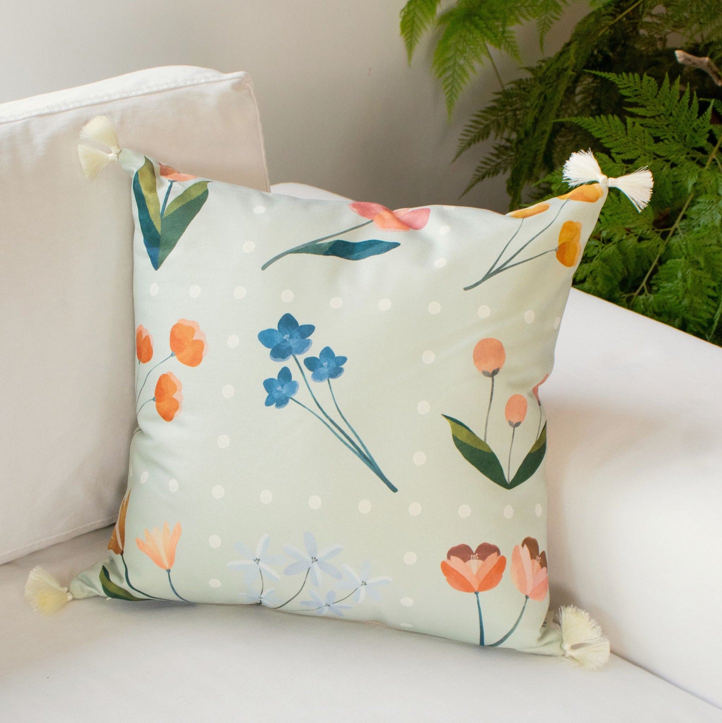 Botanica Aqua Pillow cover