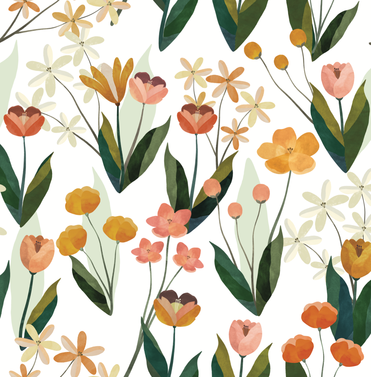 Gardens Pillow cover