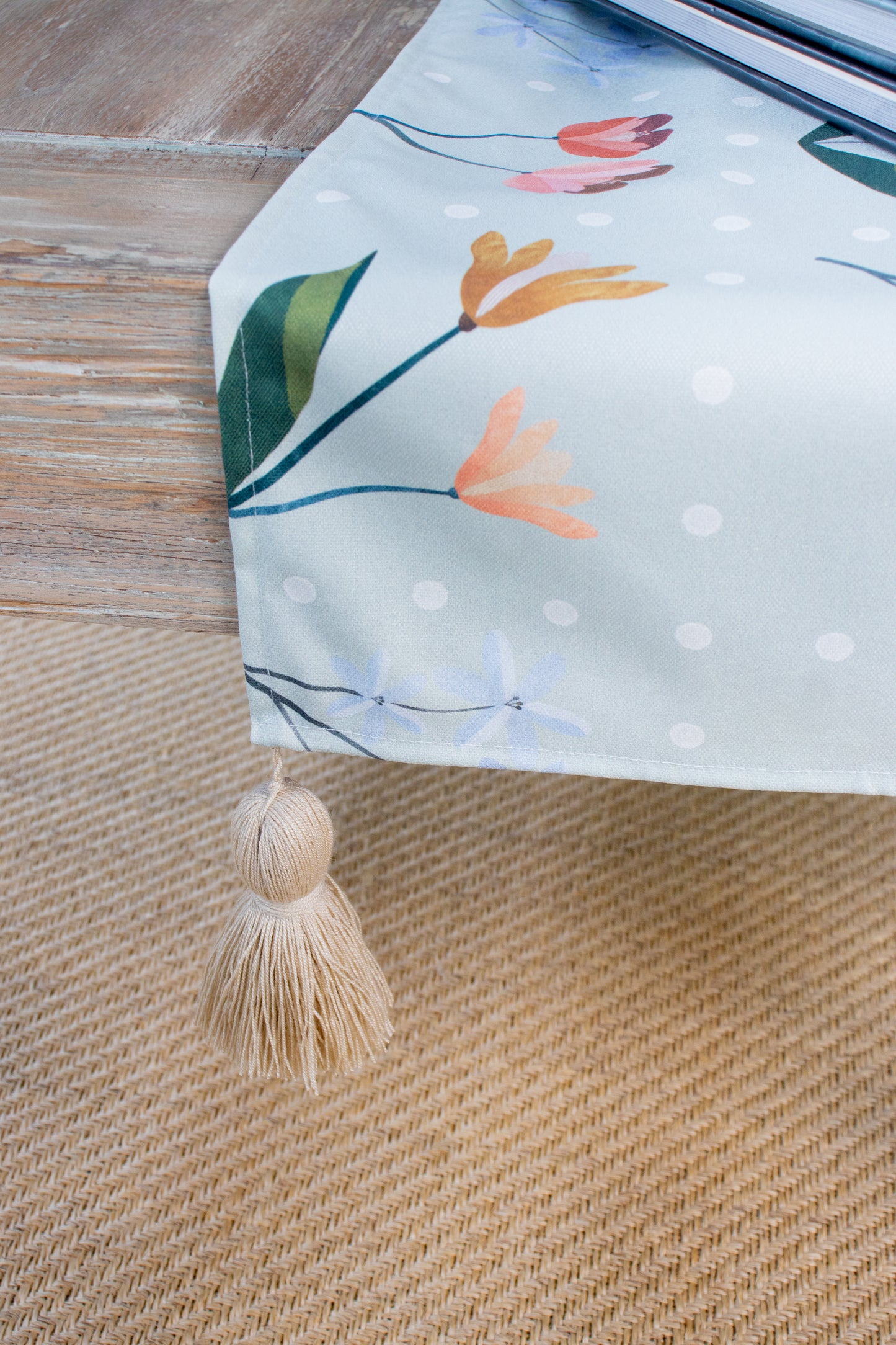 Botanica Aqua Table Runner