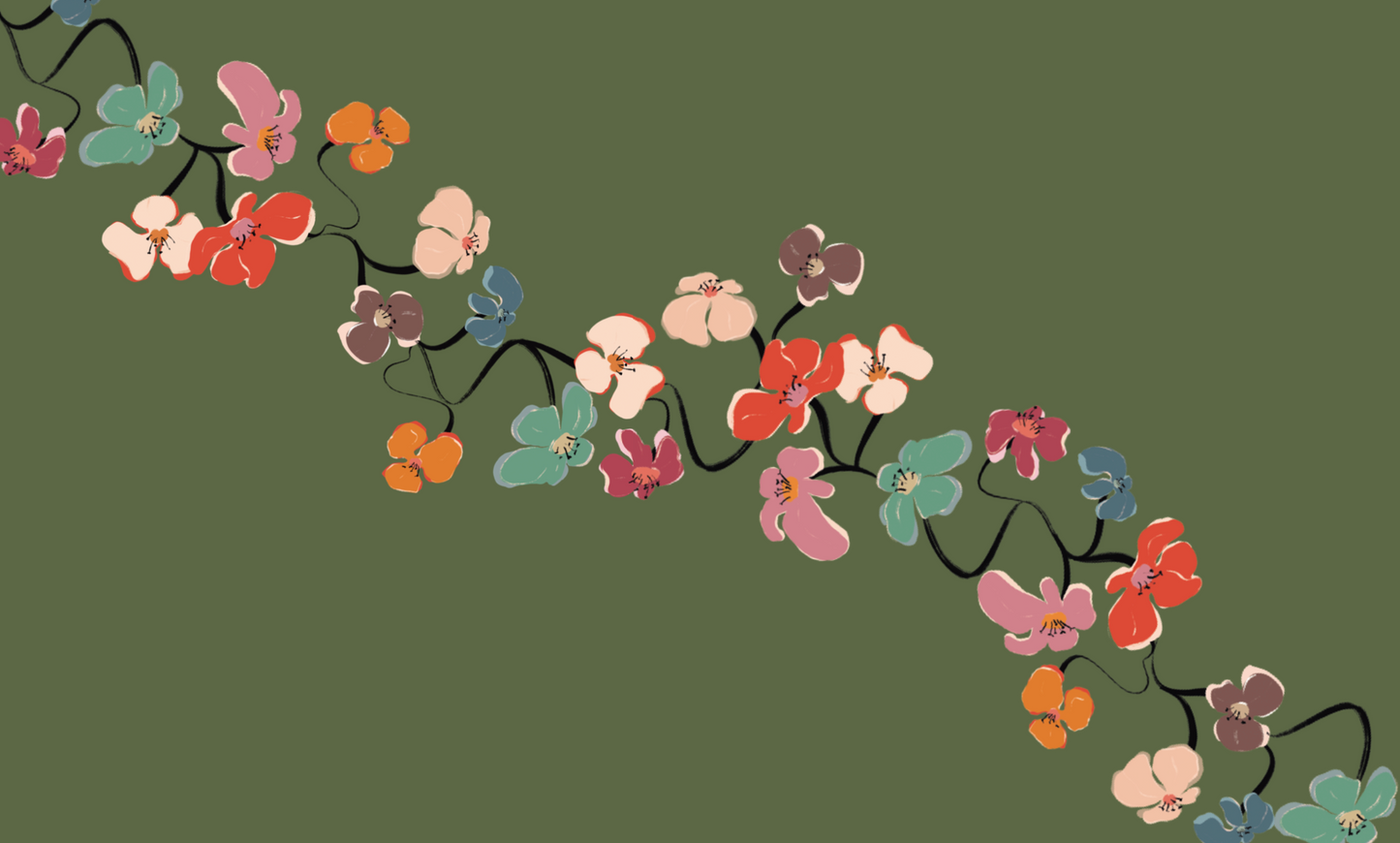 Blossom Table Runner