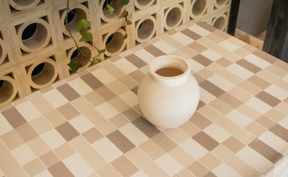 Brick Beige Tablecloth