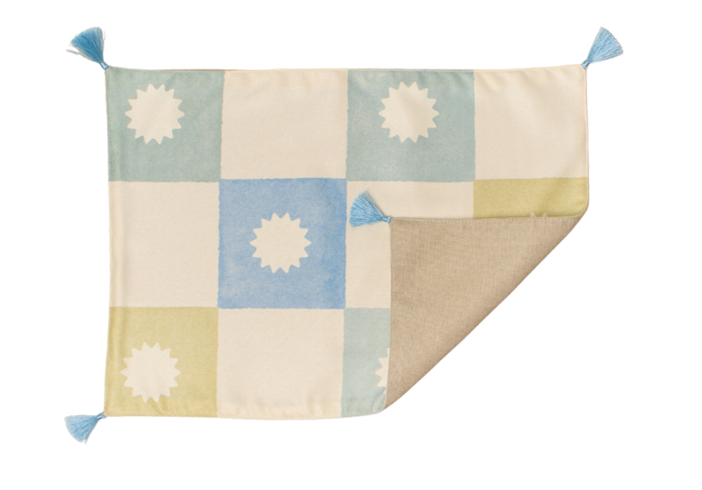 Grid Blue Placemats