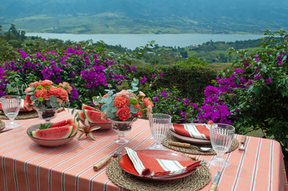 Peach Tablecloth