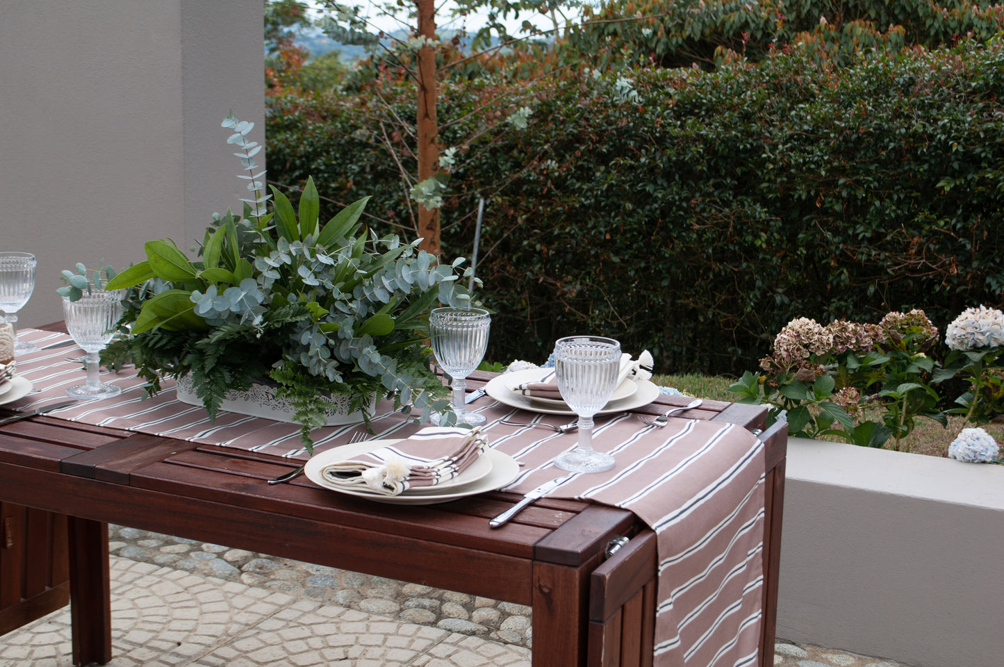 Taupe Table Runner