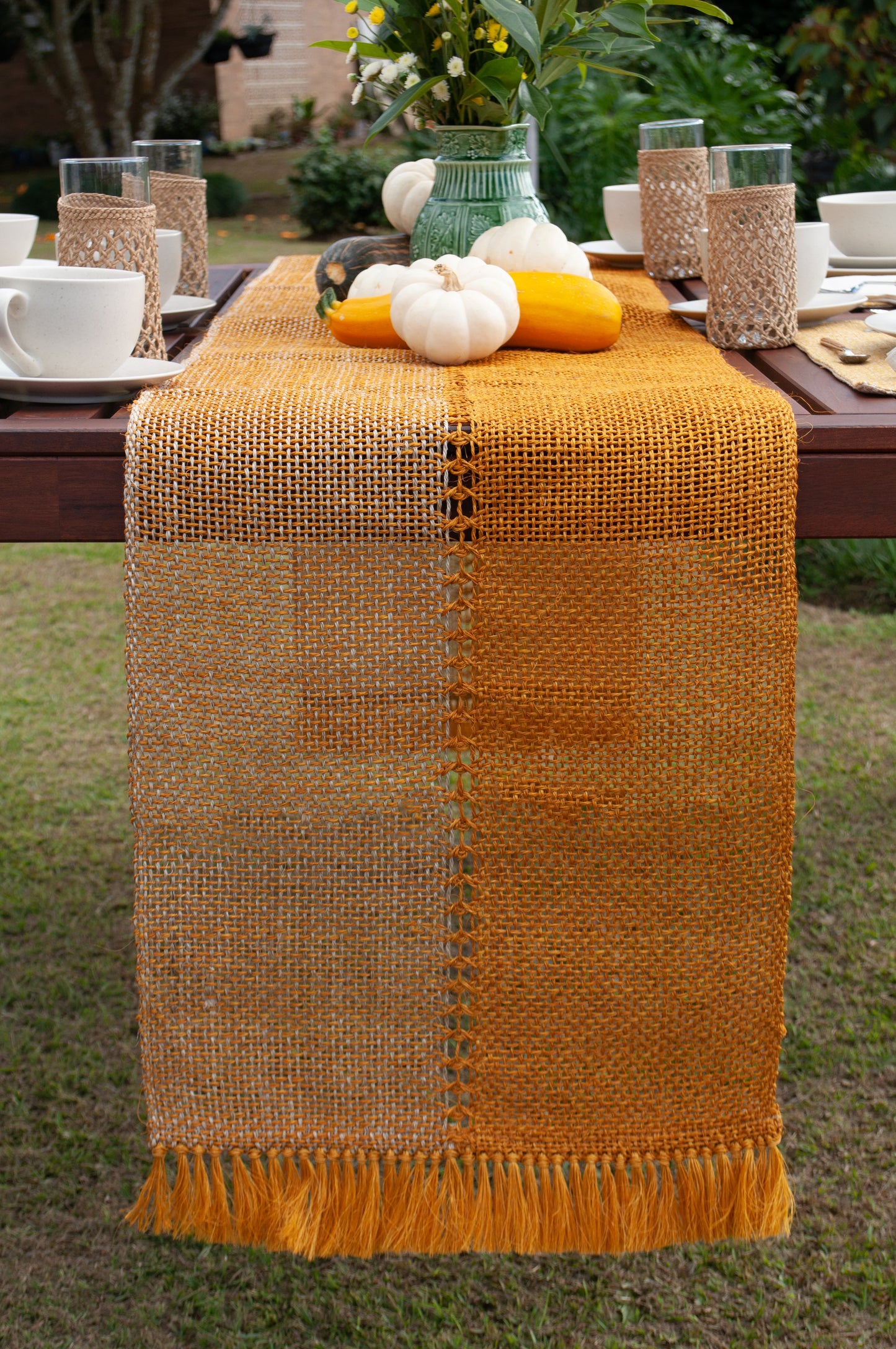 Mustard Fique Table Runner