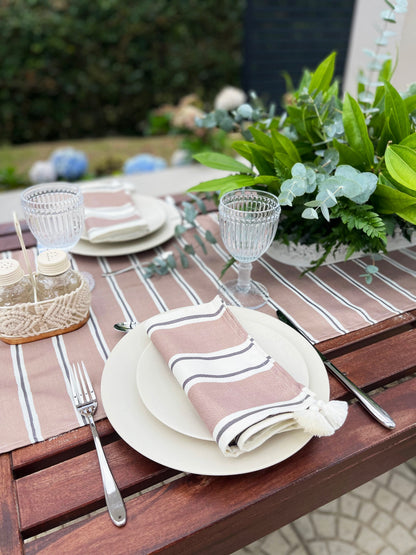 Taupe Table Runner