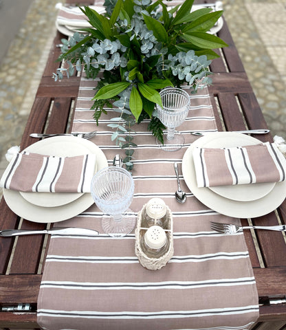 Taupe Table Runner