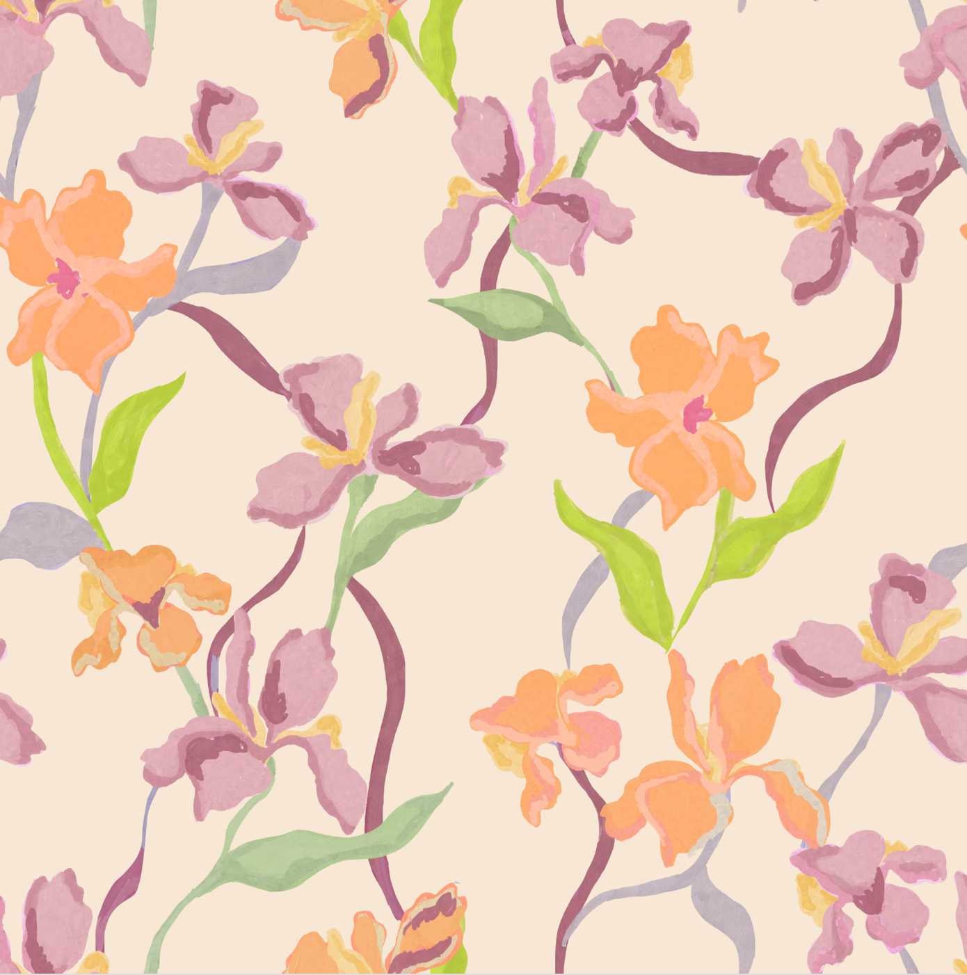 Orchid Table Runner