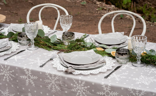 Snowflakes Tablecloth