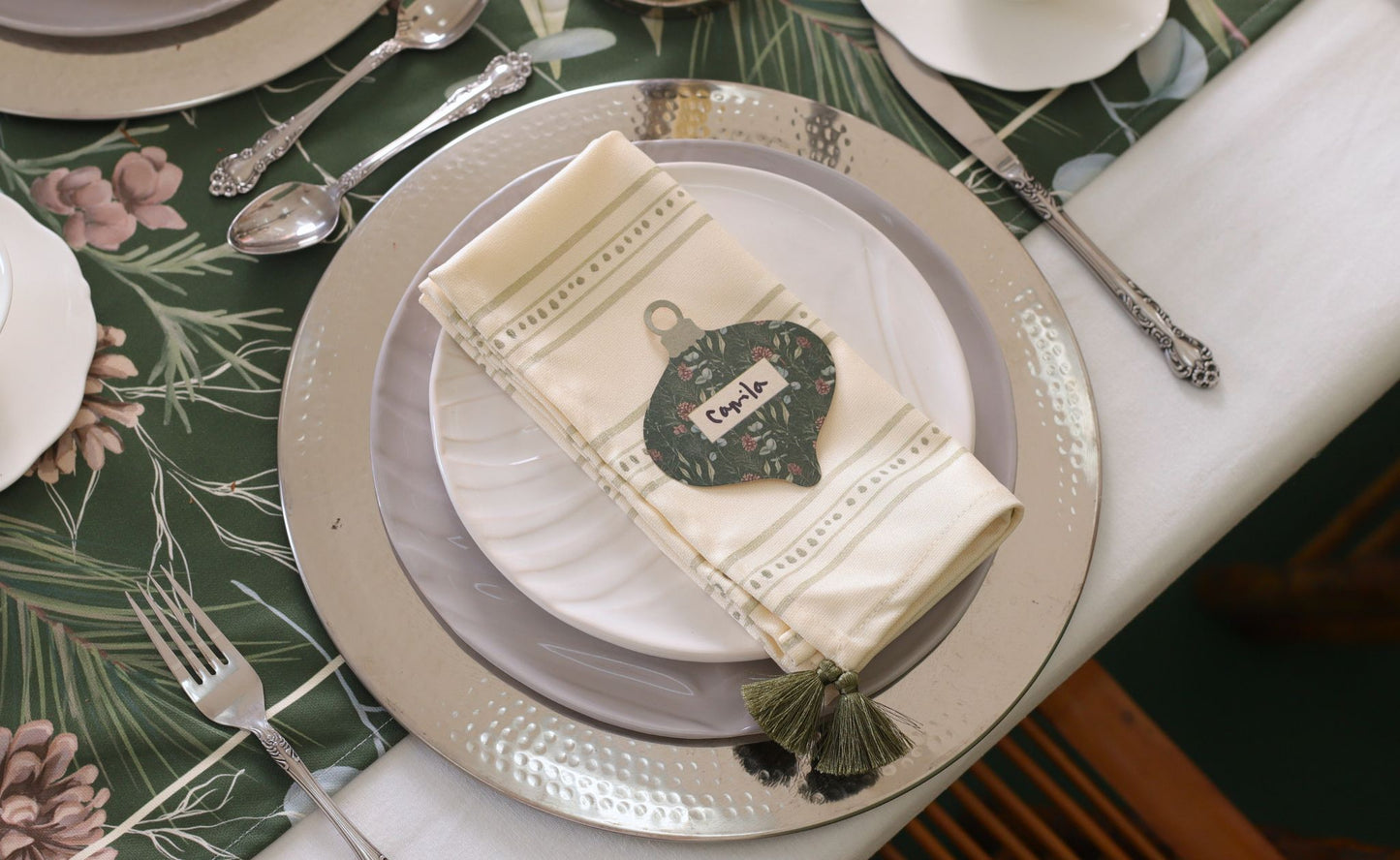 Green Dots Napkins
