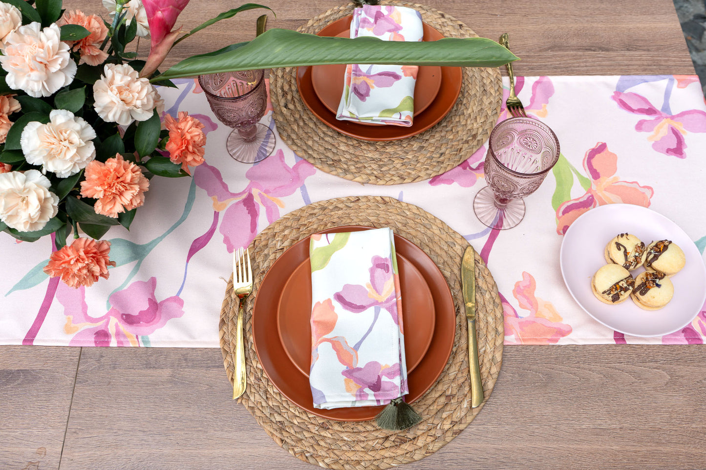 Orchid Table Runner