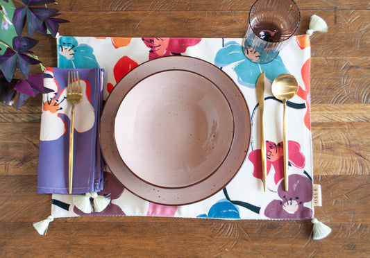 Retro flowers Placemats