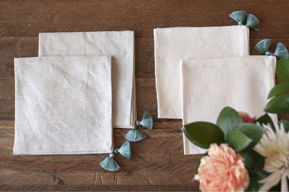 Linen - Aqua Napkins