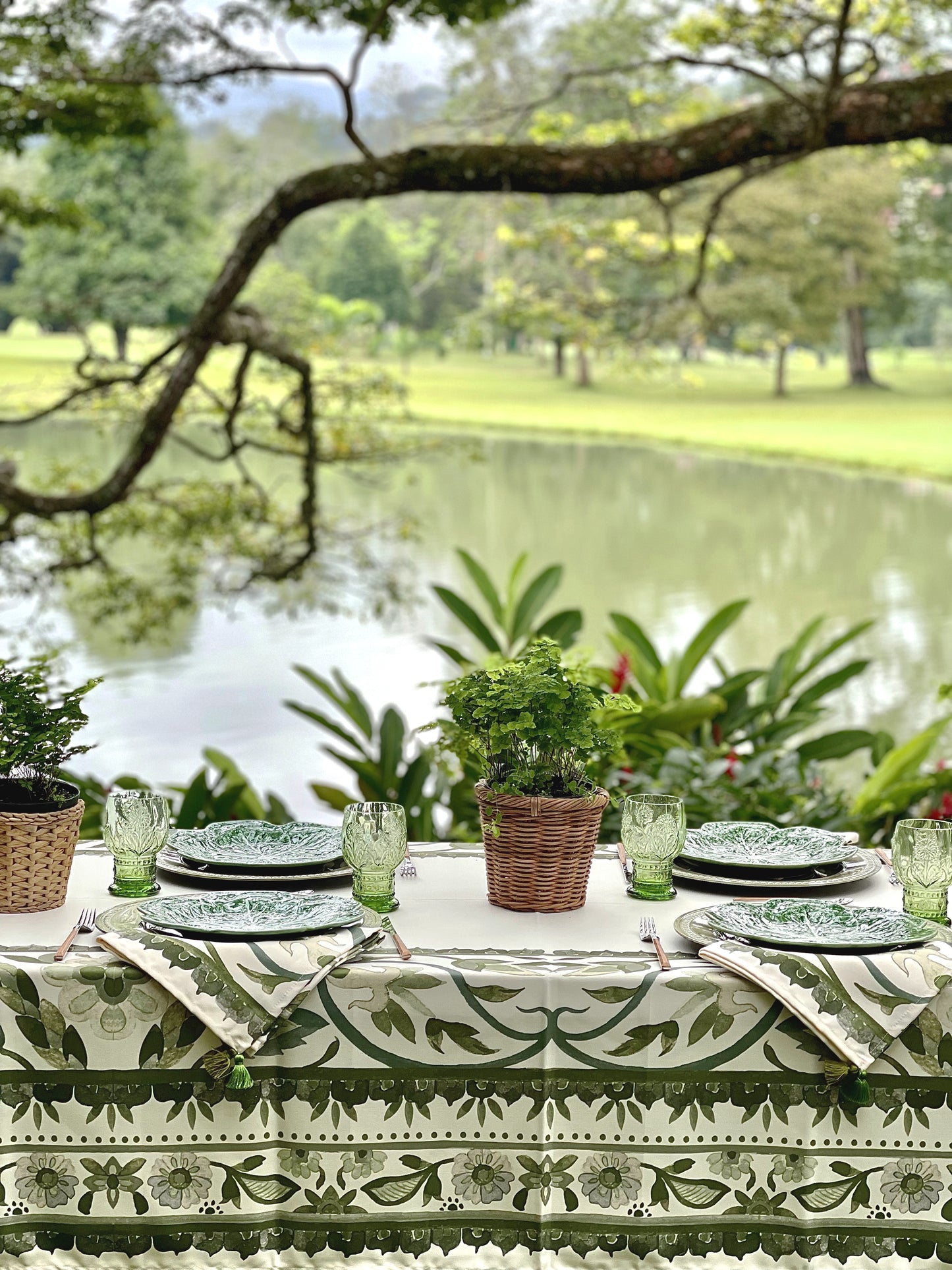 Jade Tablecloth