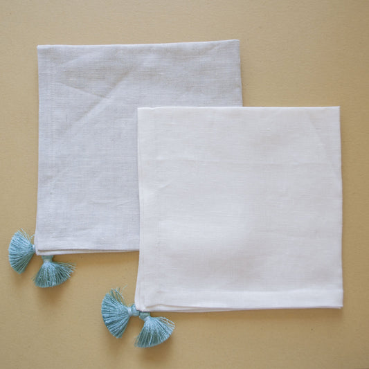 Linen - Aqua Napkins