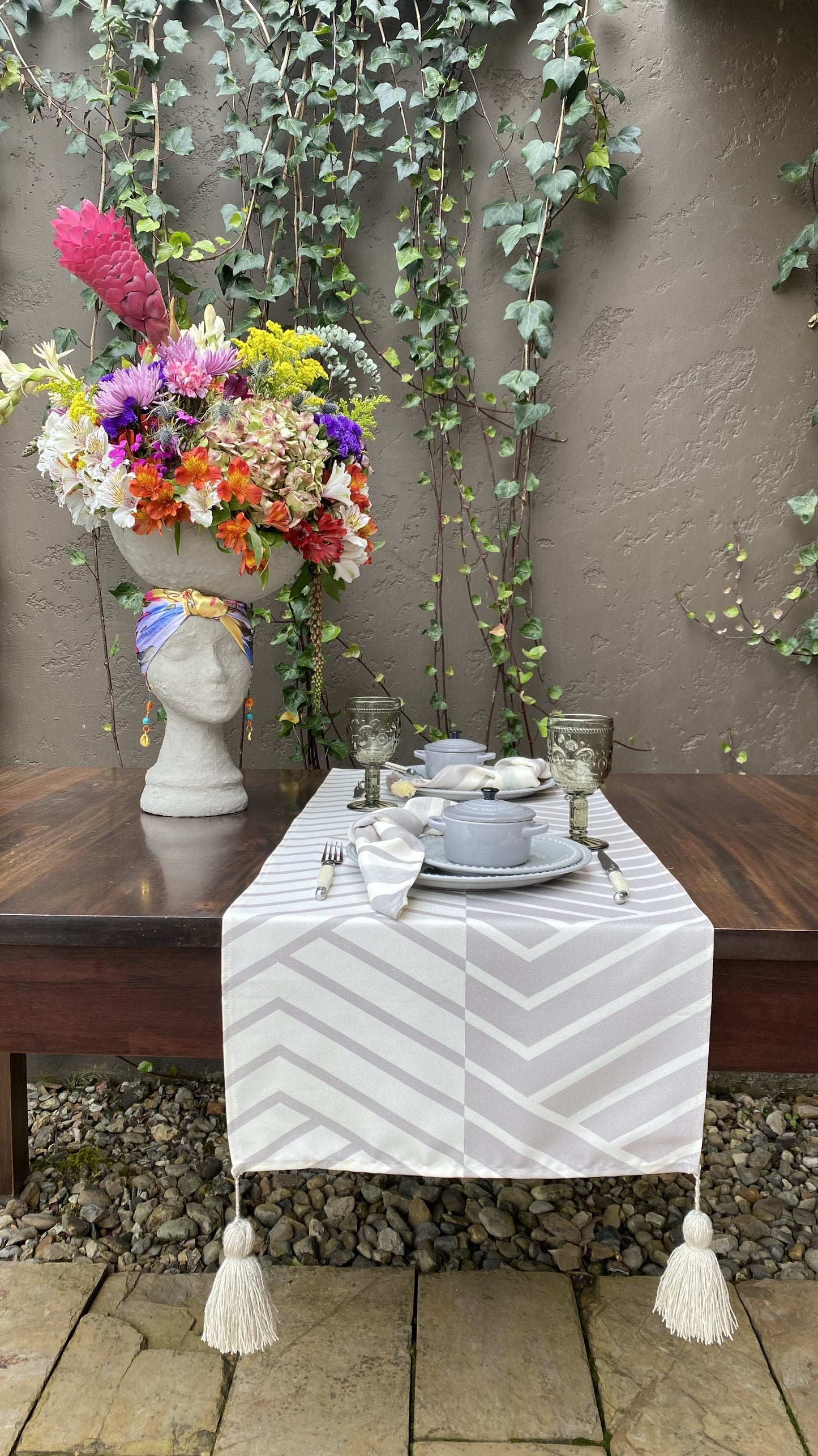 Graphite Table Runner