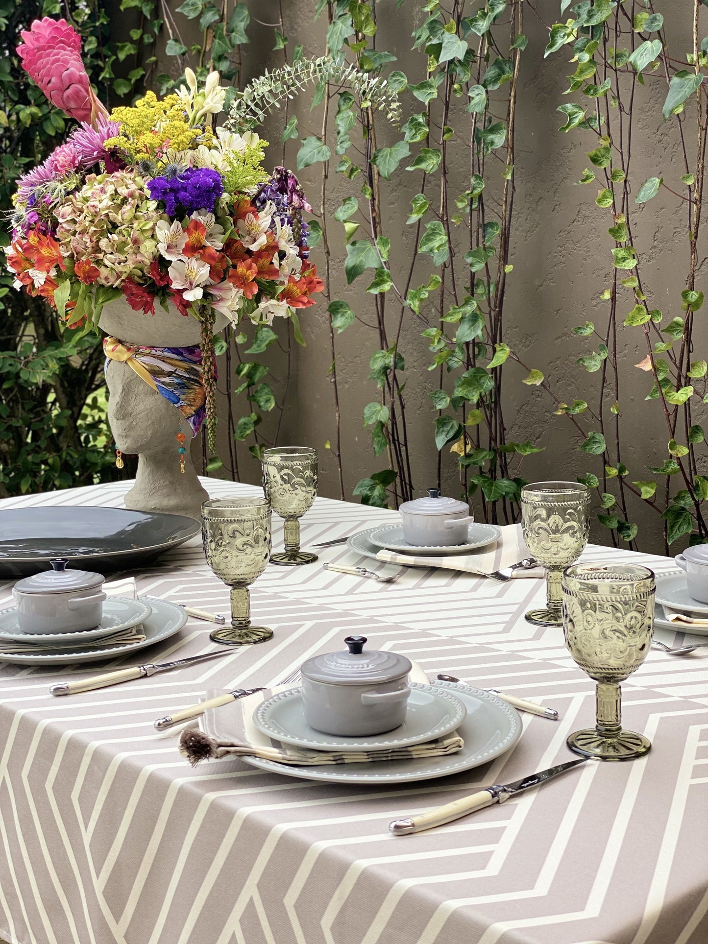 Graphite Tablecloth