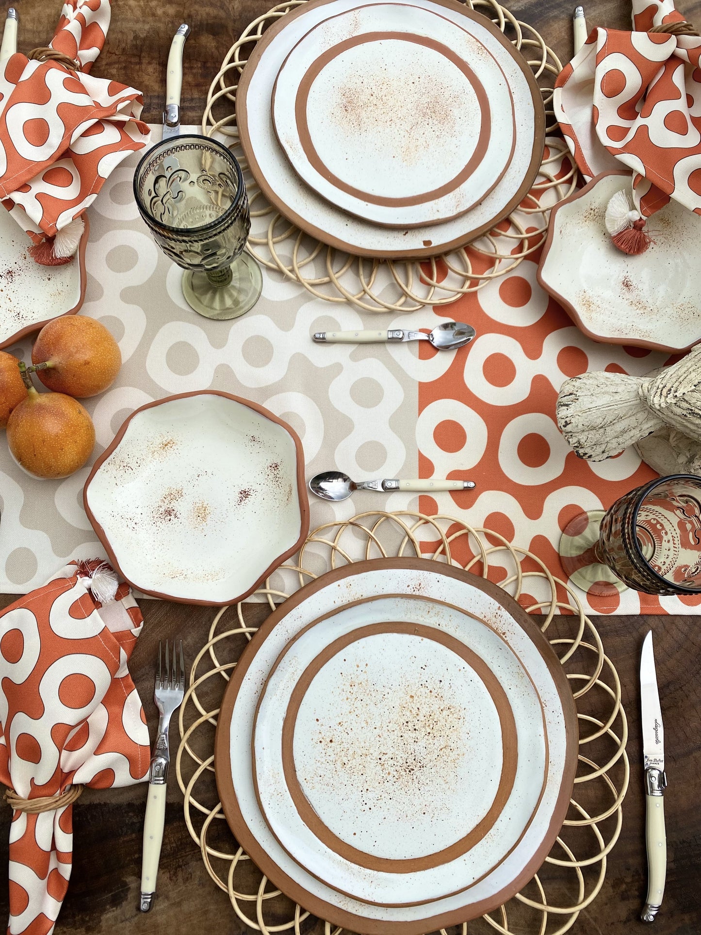 Tangerine Table Runner