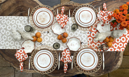 Tangerine Table Runner