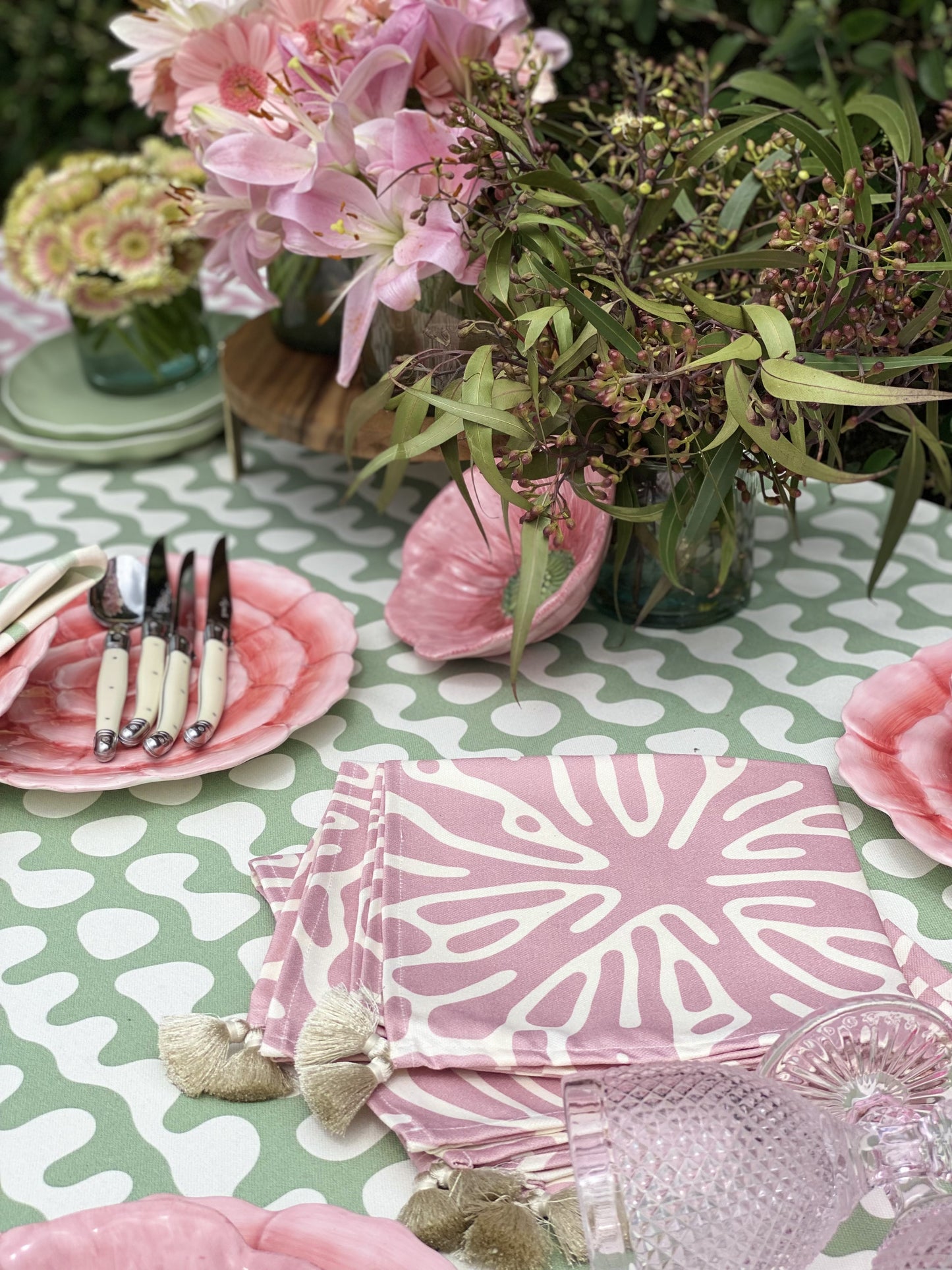 Mint Tablecloth